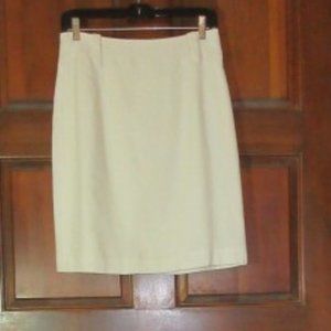 OFF-WHITE LINED SKIRT Size 10